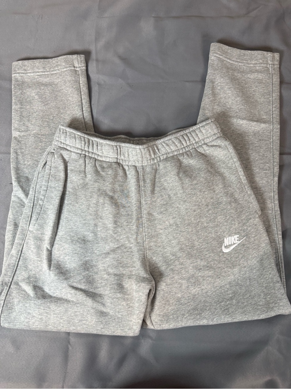 Nike Men’s Tapered Leg Gray Sweatpants
